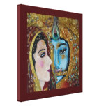 Krishna and Radha Canvas Print