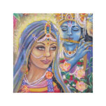 Krishna and Radha Gallery Wrapped Canvas