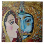 Krishna and Radha Tile