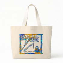 Krishna - Flute, Peacock Feather n Buttermilk bags