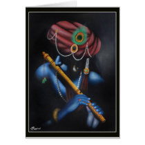 Krishna Greeting Card
