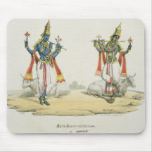 Krishna Venugopala, engraved by de Marlet and du B Mouse Pads
