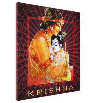 KRISHNA - Wrapped Canvas Canvas Prints