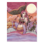 Krista - Halloween Mermaid Postcard