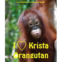 Krista Orangutan Fan Club shirt