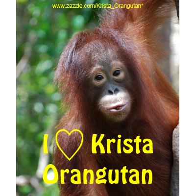 Krista Orangutan Fan Club shirt by Krista_Orangutan