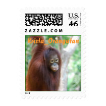 Krista Orangutan  postage stamp