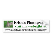 Kristas Photography Bumper sticker #18  018