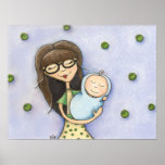Kristin & Charles magnet Print
