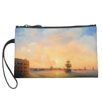 Kronstadt Fort Emperor Alexander Ivan Aivazovsky Wristlet Purse