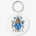 Kruger Family Crest keychains
