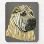 Kruger - Shar Pei Dog Art Mouse Pad