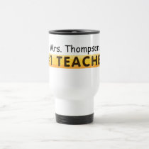 KRW #1 Teacher Custom Name mugs by KRWDesigns KRW #1 Teacher Custom Name mugs