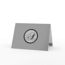 KRW - A - Monogrammed Blank Card - Custom