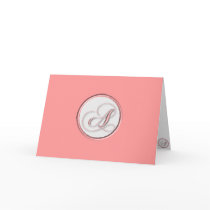 KRW - A - Monogrammed Blank Card - Custom
