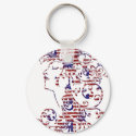 KRW American Beauty Patriotic Profile keychains by krwamericanpride KRW American Beauty Patriotic Profile keychains