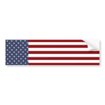 KRW American Flag Bumper Sticker
