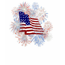 Women's American Flag T-Shirts