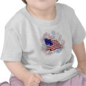 KRW American Flag Fireworks Patriotic t-shirts