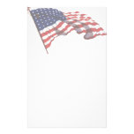 KRW American Flag Stationery