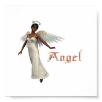 KRW Angel African American posters by KRWDesigns KRW Angel African American posters