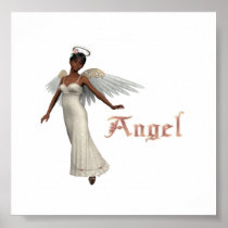 KRW Angel African American posters