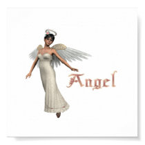 KRW Angel Brunette posters