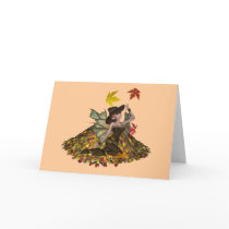 KRW Autumn Faery Blank Card cards
