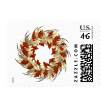 KRW Autumn Wreath Stamp