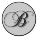 KRW - B - Monogrammed Seal stickers
