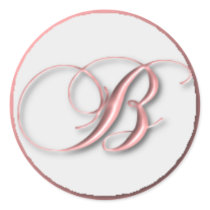 KRW - B - Monogrammed Seal stickers