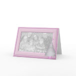 KRW Baby Girl Christmas Photo Frame Card