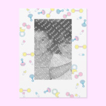 KRW Baby Things Custom Photo Birth Annoucement postcards