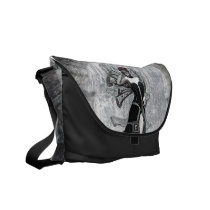KRW Beautiful Gothic Winter Messenger Bag messenger bags