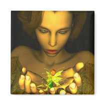 KRW Behold Fantasy Art Magnet by KRWDesigns KRW Behold Fantasy Art Magnet