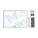 KRW Blue Butterfly Bridal Shower Stamp by KRWWedding KRW Blue Butterfly Bridal Shower Stamp