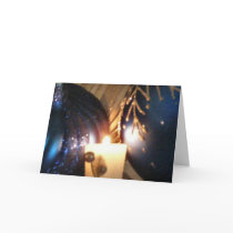 KRW Blue Ornament Hanukkah Card