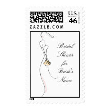 KRW Blushing Bride Bridal Shower Stamp