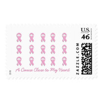 KRW Breast Cancer - A Cause Close to My Heart postage by KRWDesigns KRW Breast Cancer - A Cause Close to My Heart postage