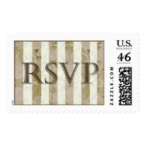 KRW Bridal Stripes RSVP Wedding Stamp