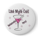 KRW Bride's Last Night Out Bachelorette Pin buttons