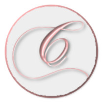 KRW - C - Monogrammed Seal stickers