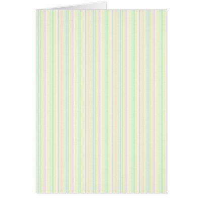 KRW Candy Stripe Greeting Card by KRWDesigns