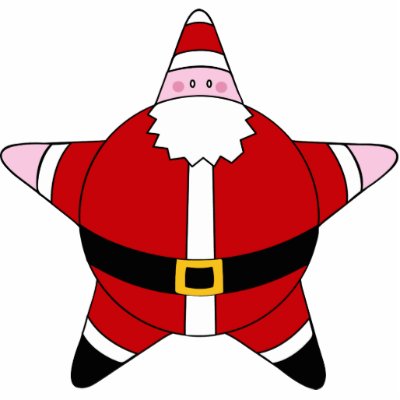 santa claus cartoon. KRW Cartoon Star Santa Claus Ornament Acrylic Cut Out by KRWHolidays