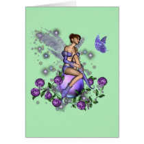 KRW Charming Faery Blank Card