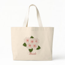 KRW Cherry Blossom Bride Canvas Bags