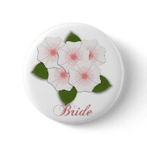 KRW Cherry Blossom Bride Button