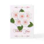 KRW Cherry Blossom Thank You - Pink Parchment BG cards