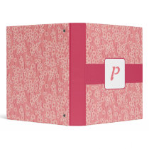 KRW Cherry Blossoms Monogram School Binder *