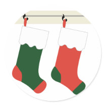 KRW Christmas Stockings Holiday stickers by KRWHolidays KRW Christmas Stockings Holiday stickers